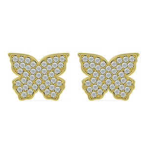 Regal Nokomis Stud Butterfly Earrings